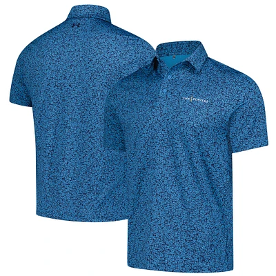 Men's Under Armour Blue THE PLAYERS Drive Gnome Print Polo