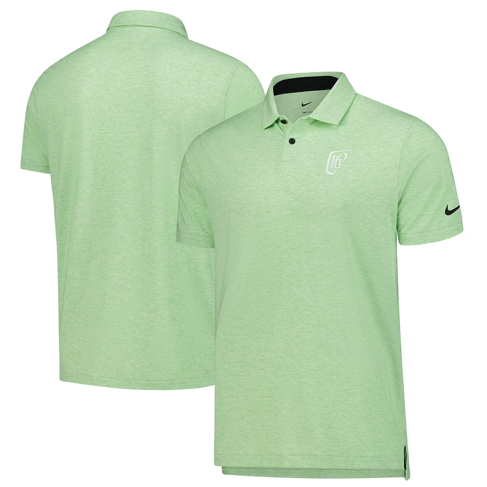 Men's Nike Green WM Phoenix Open Heather Tour Performance Polo
