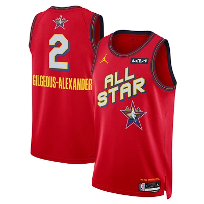 Unisex Nike Shai Gilgeous-Alexander Red 2025 NBA All-Star Game Swingman Player Jersey