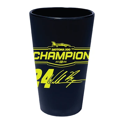 WinCraft William Byron 2025 Daytona 500 Champion 16oz. Silicone Pint Glass