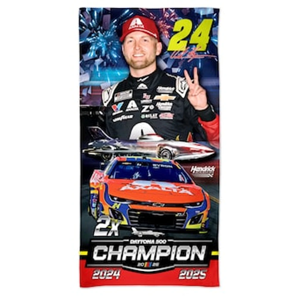 WinCraft William Byron 2025 Daytona 500 Champion 30" x 60" Spectra Beach Towel