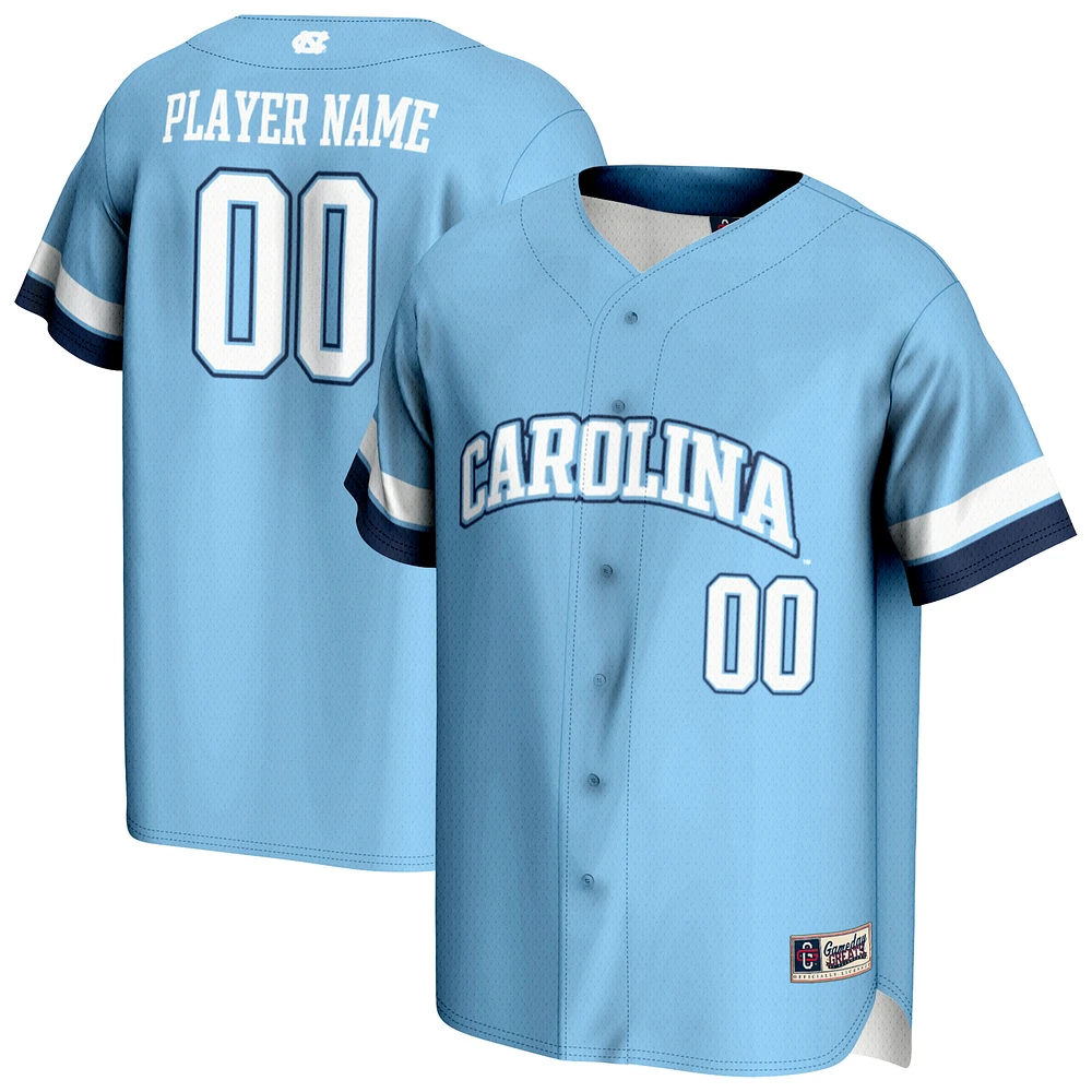 Unisex GameDay Greats Carolina Blue North Tar Heels NIL Pick-A-Player Lightweight Baseball Jersey