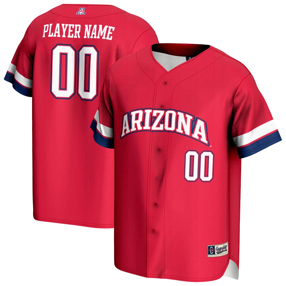 Unisex GameDay Greats Red Arizona Wildcats NIL Pick-A-Player Lightweight Baseball Jersey