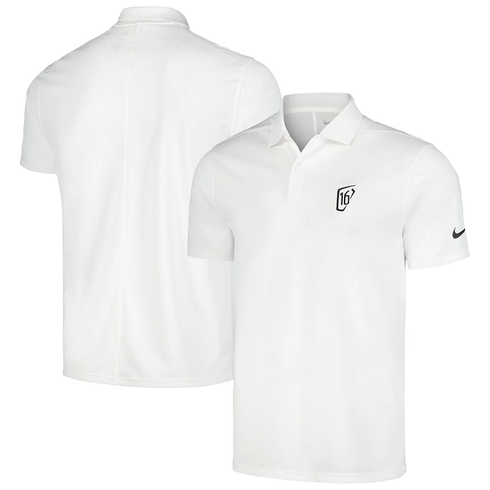 Men's Nike White WM Phoenix Open Victory Performance Polo