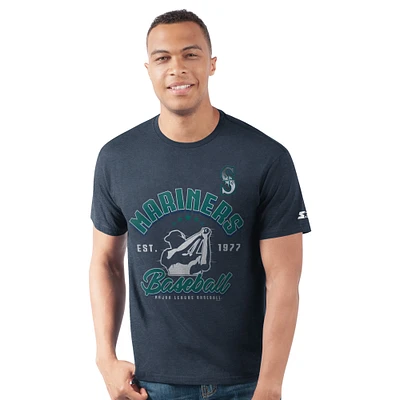 Men's Starter Navy Seattle Mariners Prime Time Batter T-Shirt