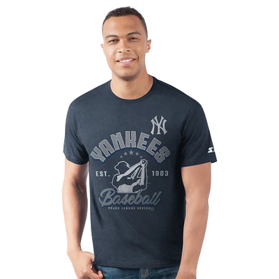 Men's Starter Navy New York Yankees Prime Time Batter T-Shirt