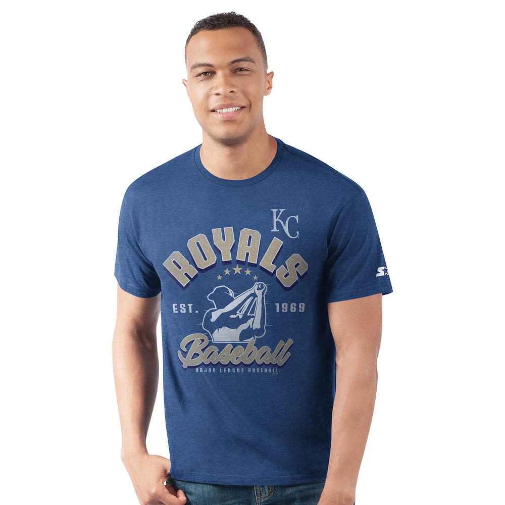 Men's Starter Royal Kansas City Royals Prime Time Batter T-Shirt
