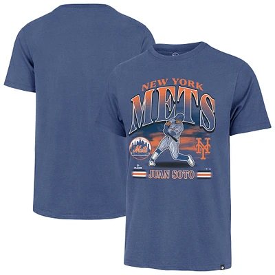 Men's '47 Juan Soto Royal New York Mets Big & Tall Distressed T-Shirt