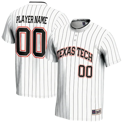 Unisex GameDay Greats White Texas Tech Red Raiders NIL Pick-A-Player Lightweight Softball Jersey