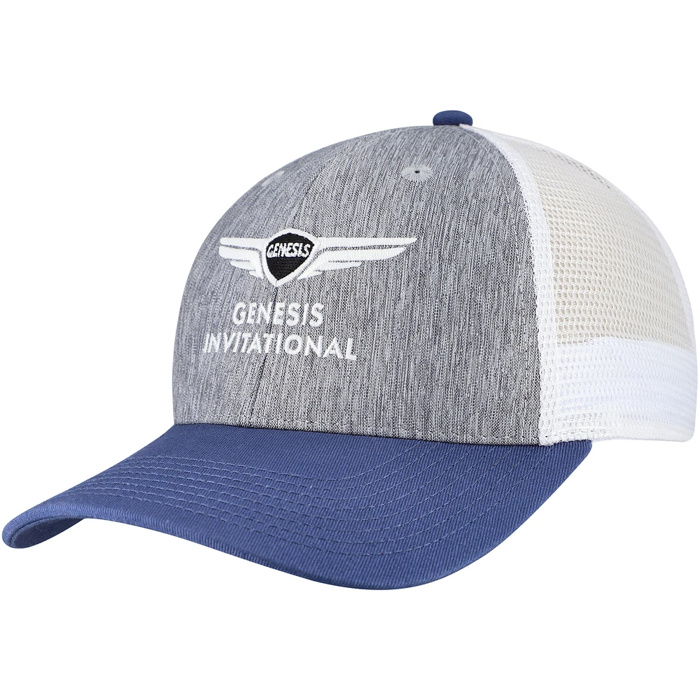 Men's Ahead Gray Genesis Invitational Brant Mesh Adjustable Hat