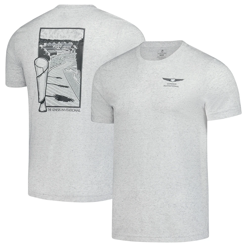 Men's Ahead Heather Gray Genesis Invitational Instant Classic Tri-Blend T-Shirt