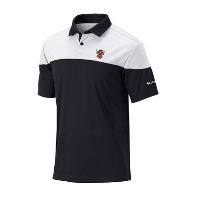 Men's Columbia Black Texas Tech Red Raiders Omni-Wick Best Ball Polo