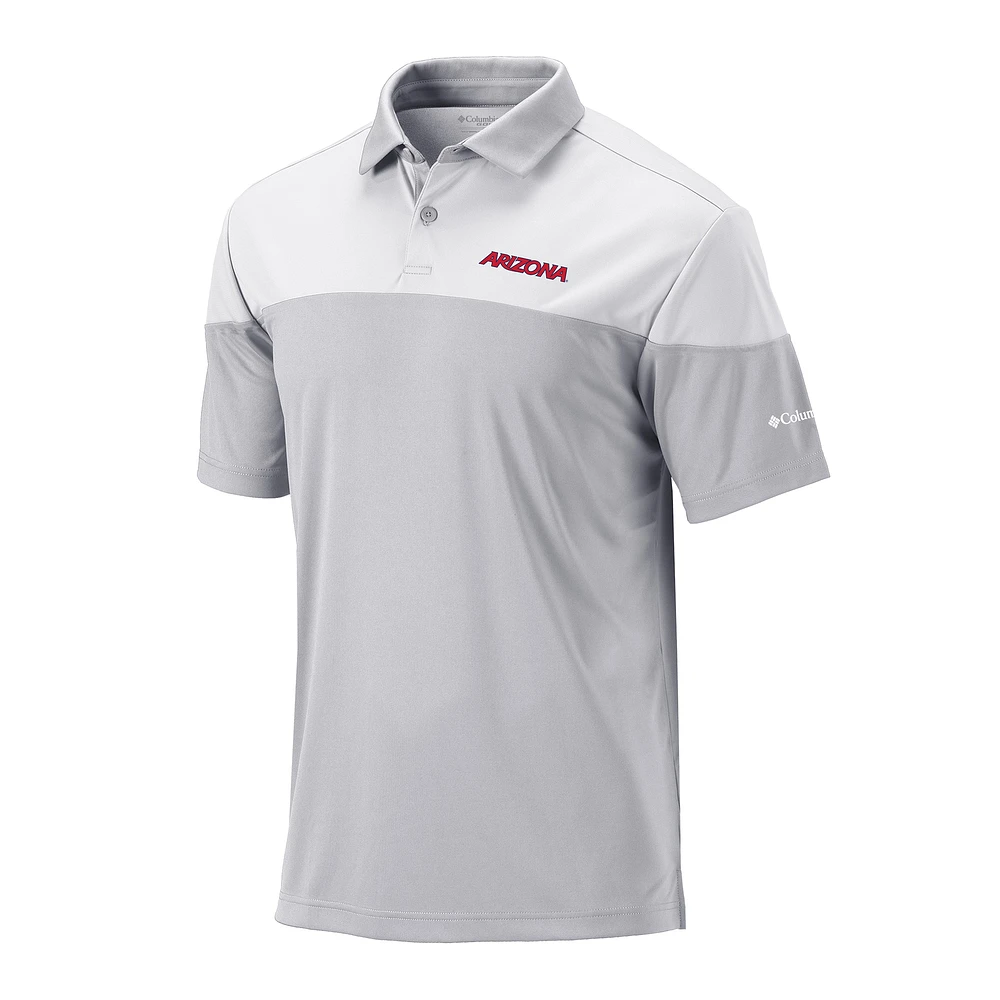 Men's Columbia Gray Arizona Wildcats Omni-Wick Best Ball Polo