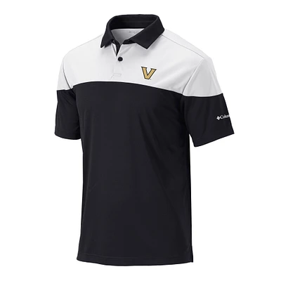 Men's Columbia Black Vanderbilt Commodores Omni-Wick Best Ball Polo