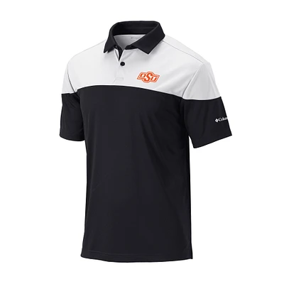 Men's Columbia Black Oklahoma State Cowboys Omni-Wick Best Ball Polo