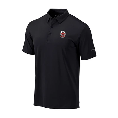 Men's Columbia Black Texas Tech Red Raiders Omni-Wick Drive Polo