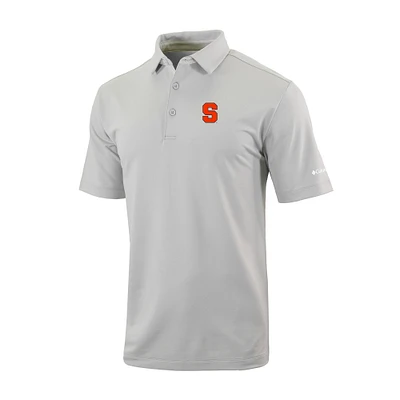Men's Columbia Gray Syracuse Orange Omni-Wick Even Lie Polo