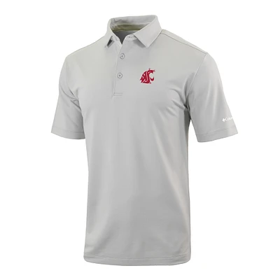 Men's Columbia Washington State Cougars Omni-Wick Even Lie Polo