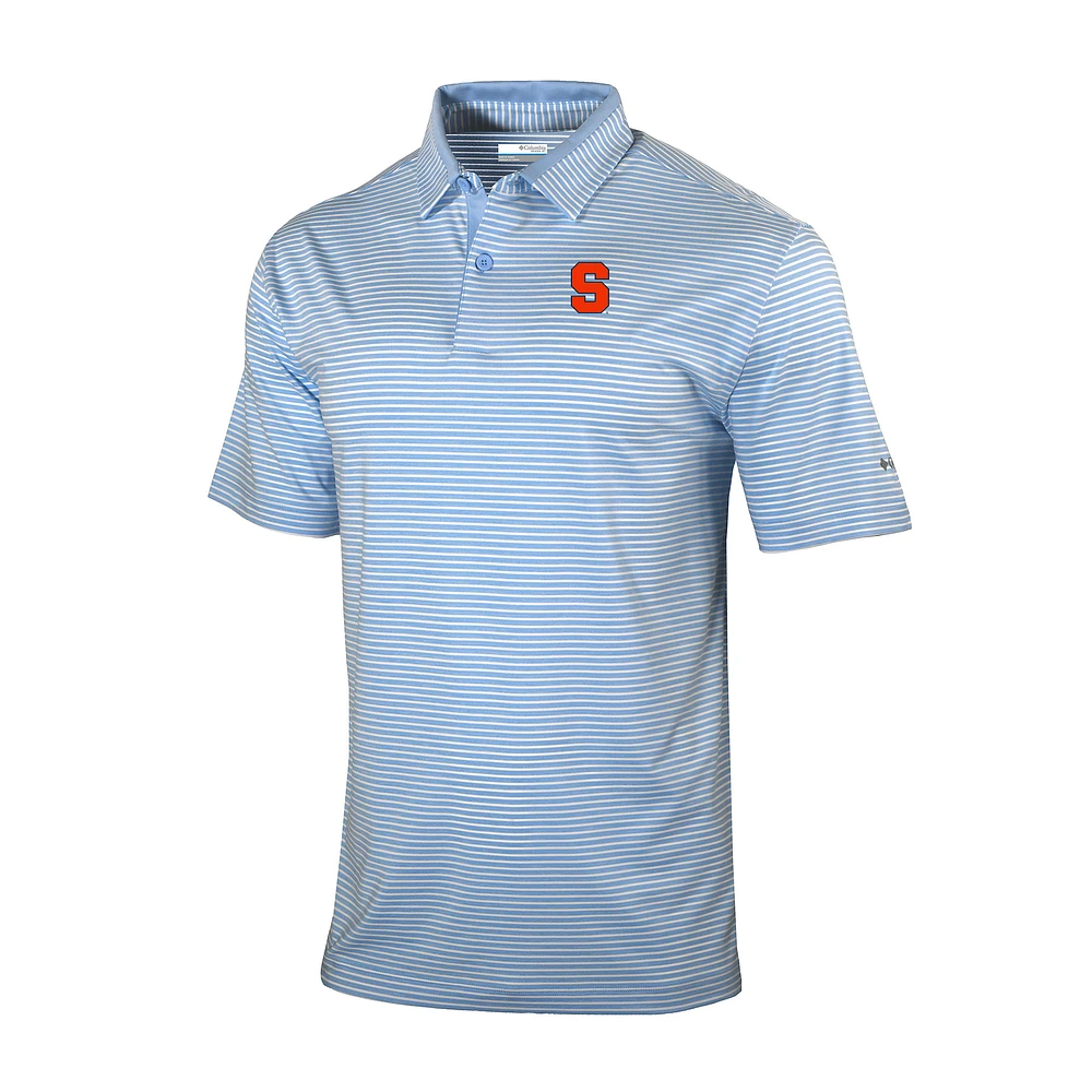 Men's Columbia Blue Syracuse Orange Omni-Wick Golden Hills Polo