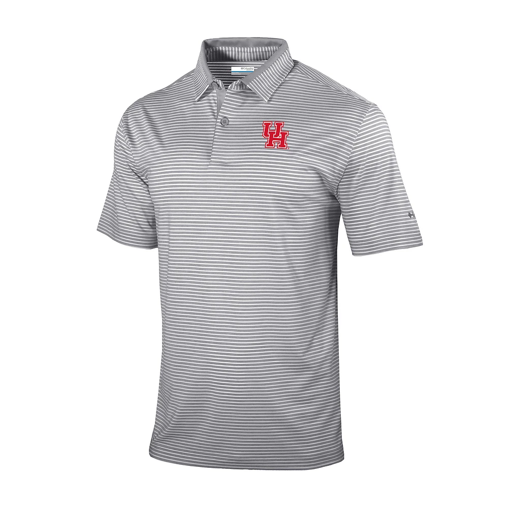 Men's Columbia Houston Cougars Omni-Wick Golden Hills Polo