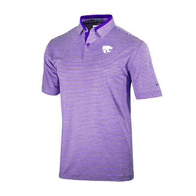 Men's Columbia Kansas State Wildcats Omni-Wick Golden Hills Polo