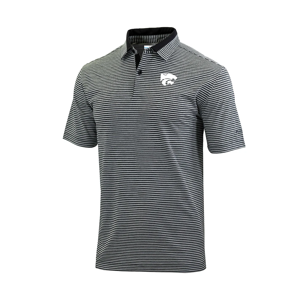 Men's Columbia Kansas State Wildcats Omni-Wick Golden Hills Polo