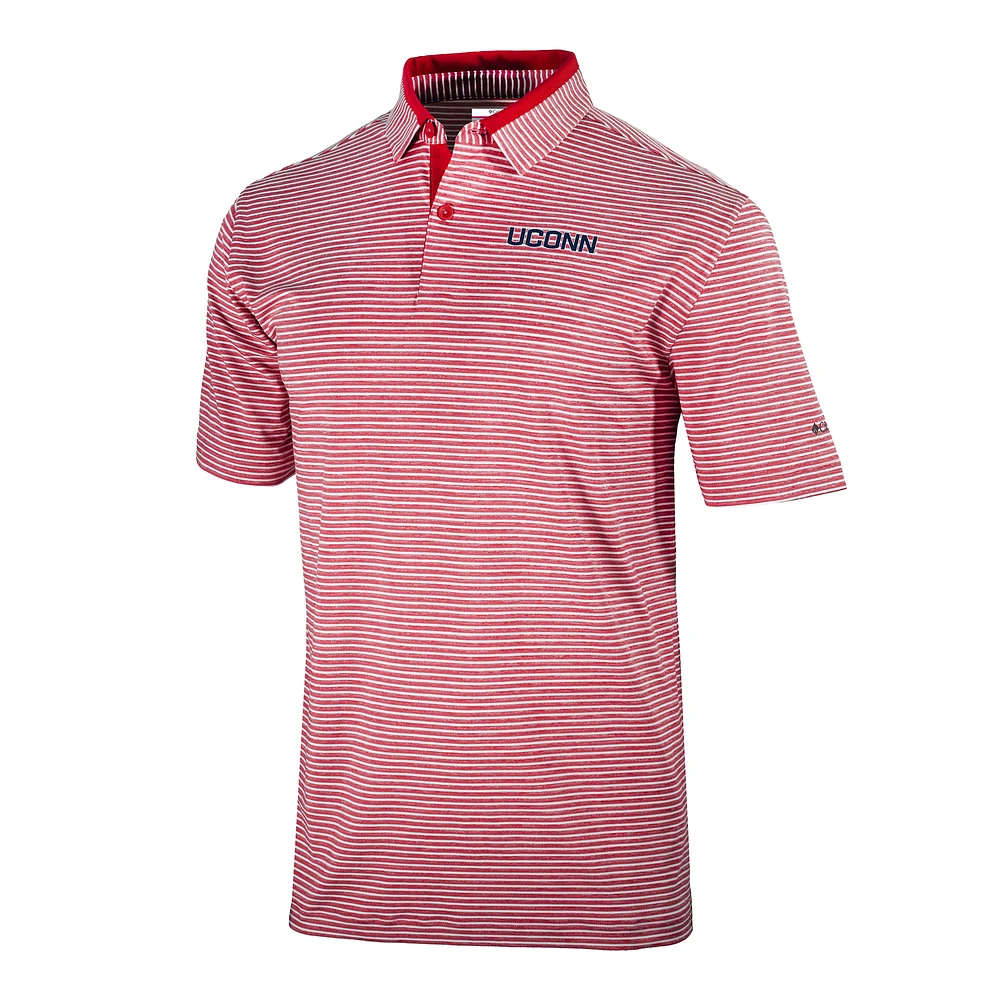 Men's Columbia UConn Huskies Omni-Wick Golden Hills Polo
