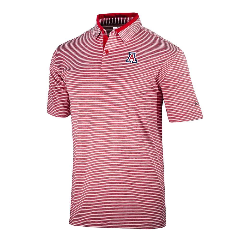 Men's Columbia Arizona Wildcats Omni-Wick Golden Hills Polo