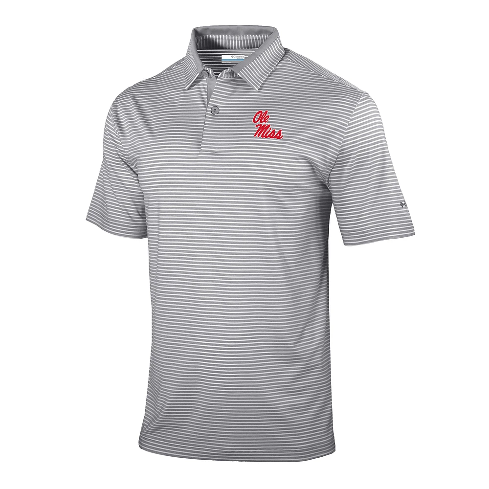 Men's Columbia Ole Miss Rebels Omni-Wick Golden Hills Polo