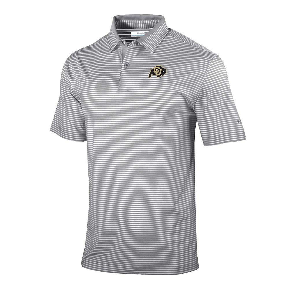 Men's Columbia Colorado Buffaloes Omni-Wick Golden Hills Polo
