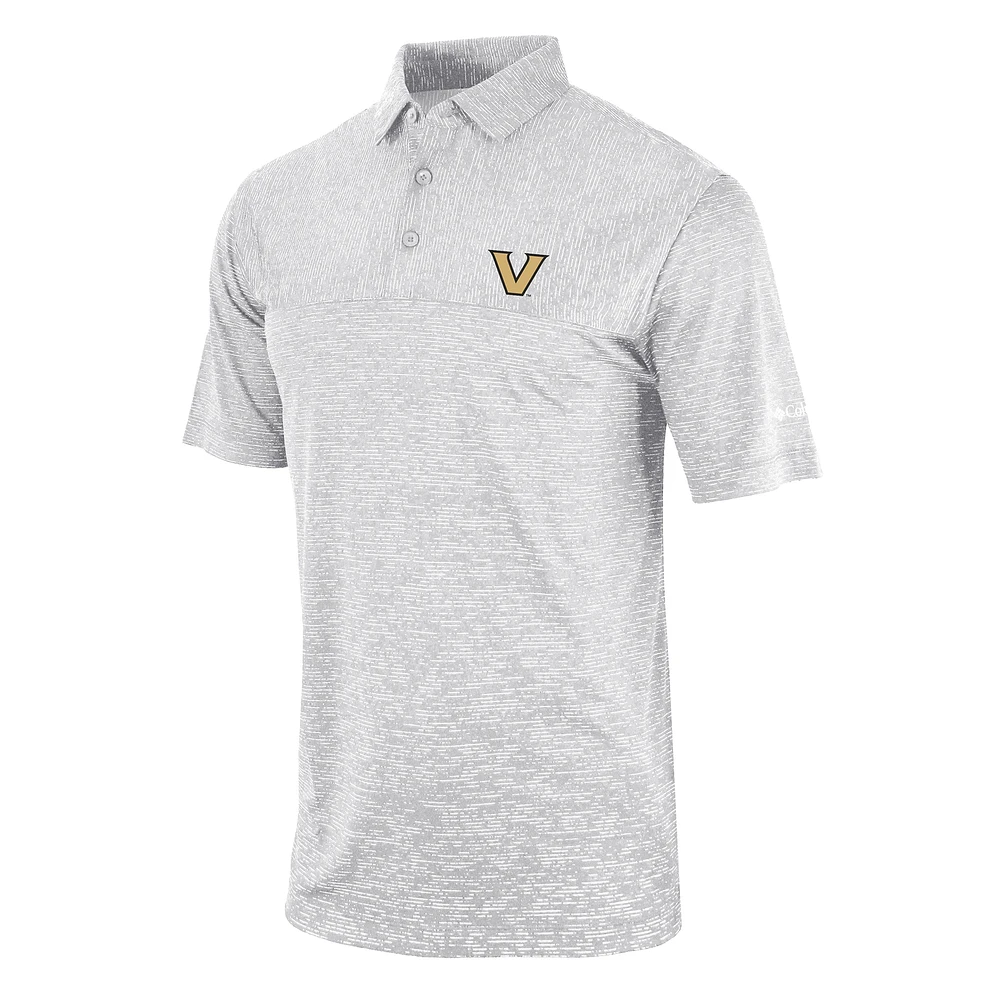 Men's Columbia Gray Vanderbilt Commodores Omni-Wick Heading Out Polo