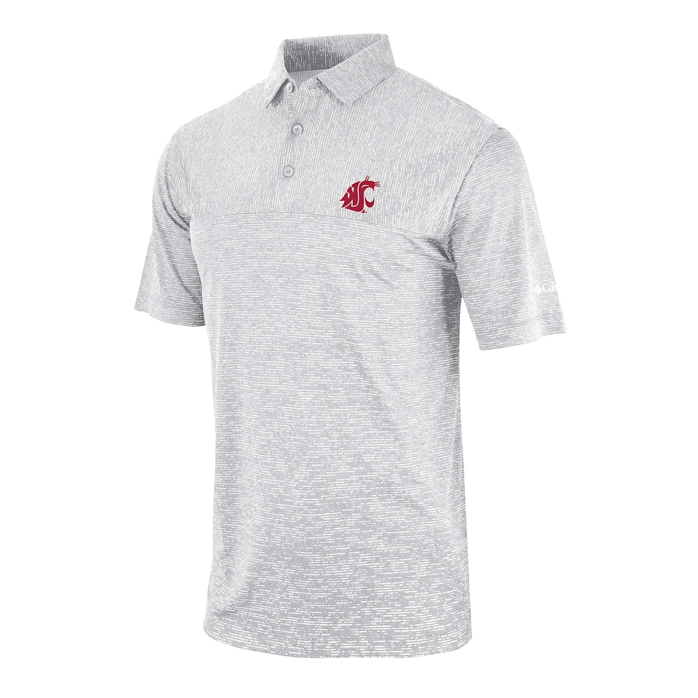 Men's Columbia Washington State Cougars Omni-Wick Heading Out Polo