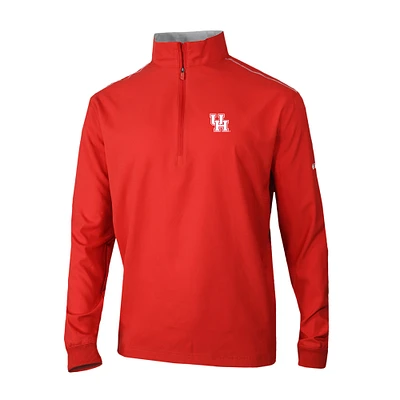 Men's Columbia Houston Cougars Omni-Wick Bogey's Paradise Quarter-Zip Top