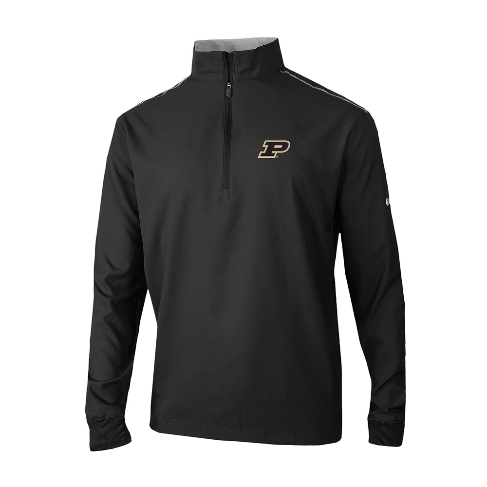 Men's Columbia Purdue Boilermakers Omni-Wick Bogey's Paradise Quarter-Zip Top