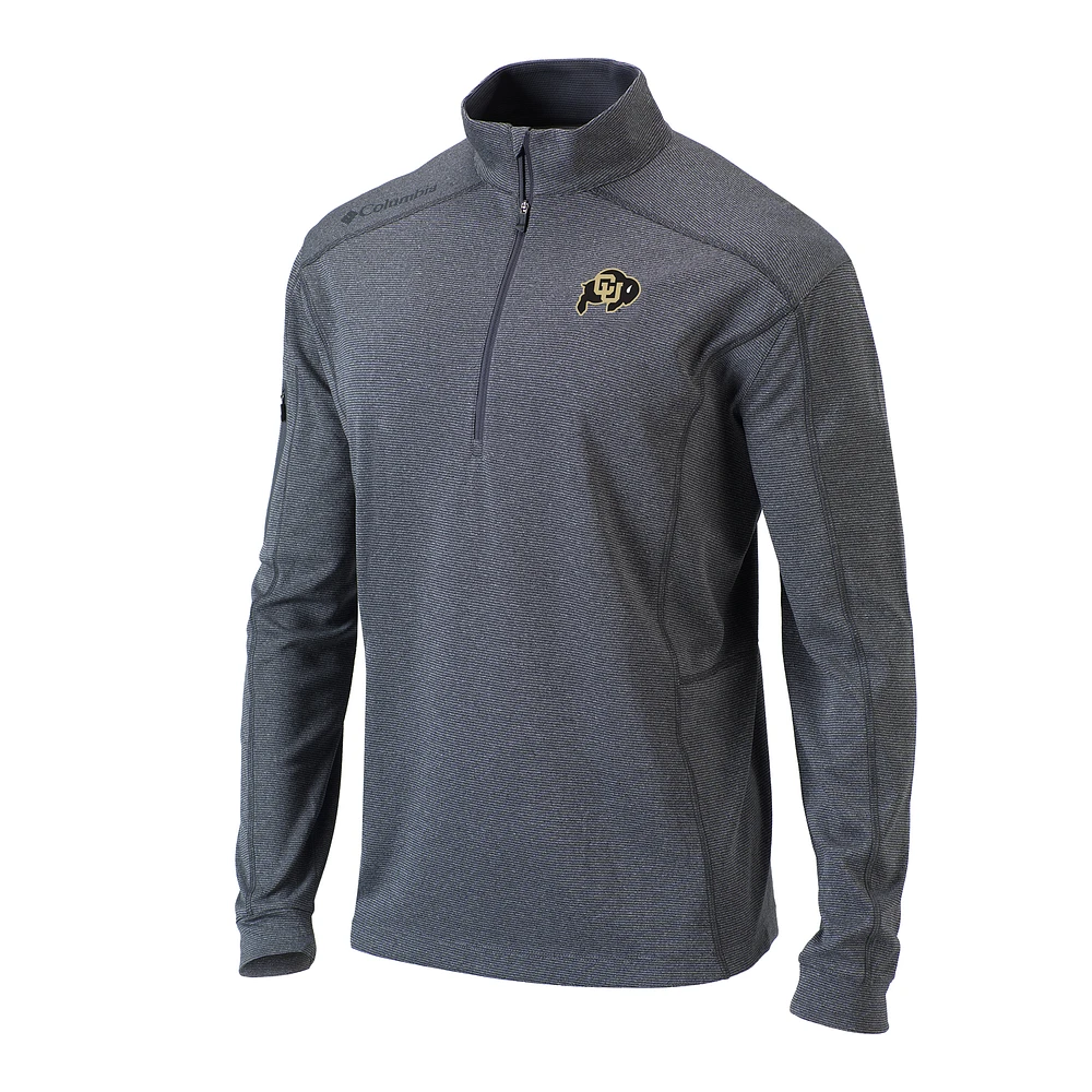 Men's Columbia Colorado Buffaloes Omni-Wick Shotgun Quarter-Zip Pullover