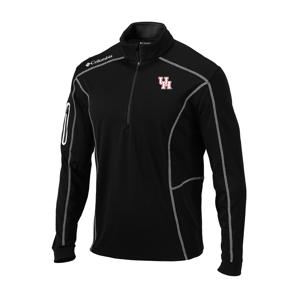 Men's Columbia Houston Cougars Omni-Wick Shotgun Quarter-Zip Pullover