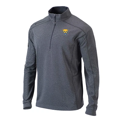 Men's Columbia Pitt Panthers Omni-Wick Shotgun Quarter-Zip Pullover