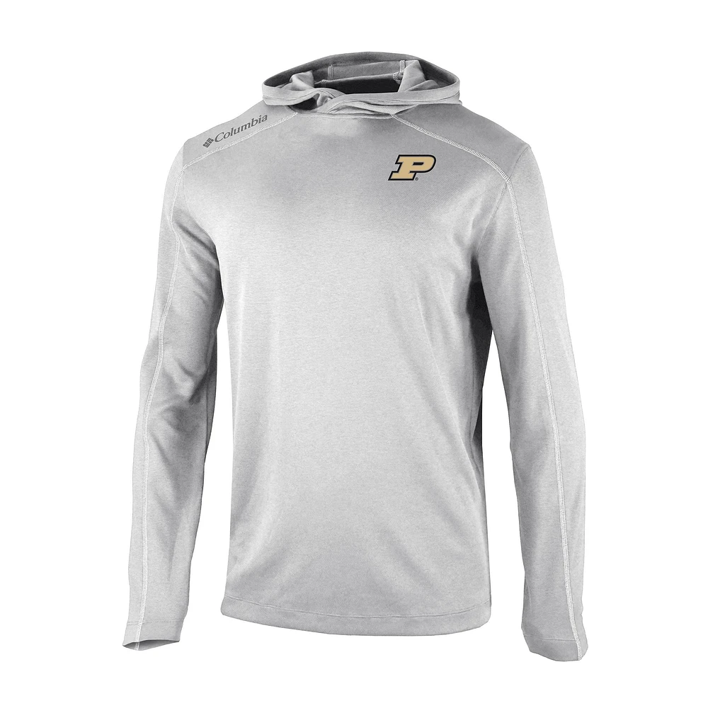Men's Columbia Gray Purdue Boilermakers Shotgun Pullover Hoodie