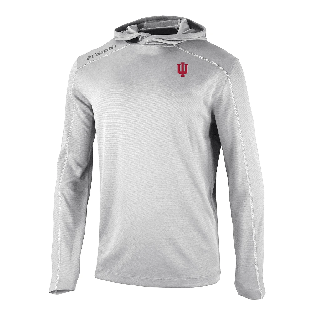 Men's Columbia Indiana Hoosiers Shotgun Long Hoodie T-Shirt