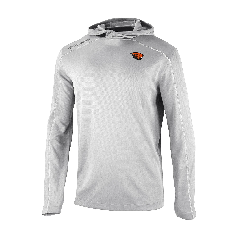 Men's Columbia Gray Oregon State Beavers Shotgun Pullover Hoodie