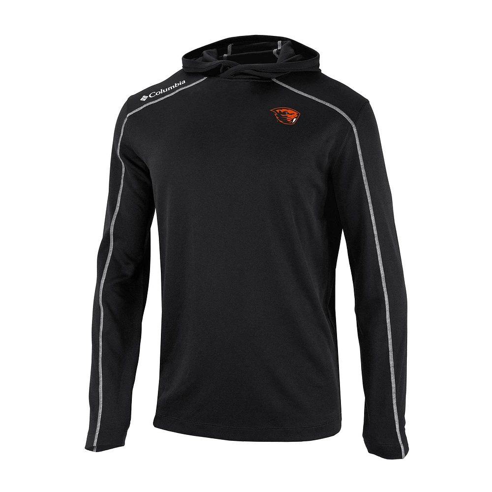 Men's Columbia Black Oregon State Beavers Shotgun Pullover Hoodie