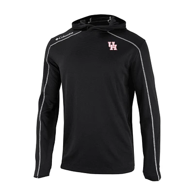 Men's Columbia Black Houston Cougars Shotgun Pullover Hoodie