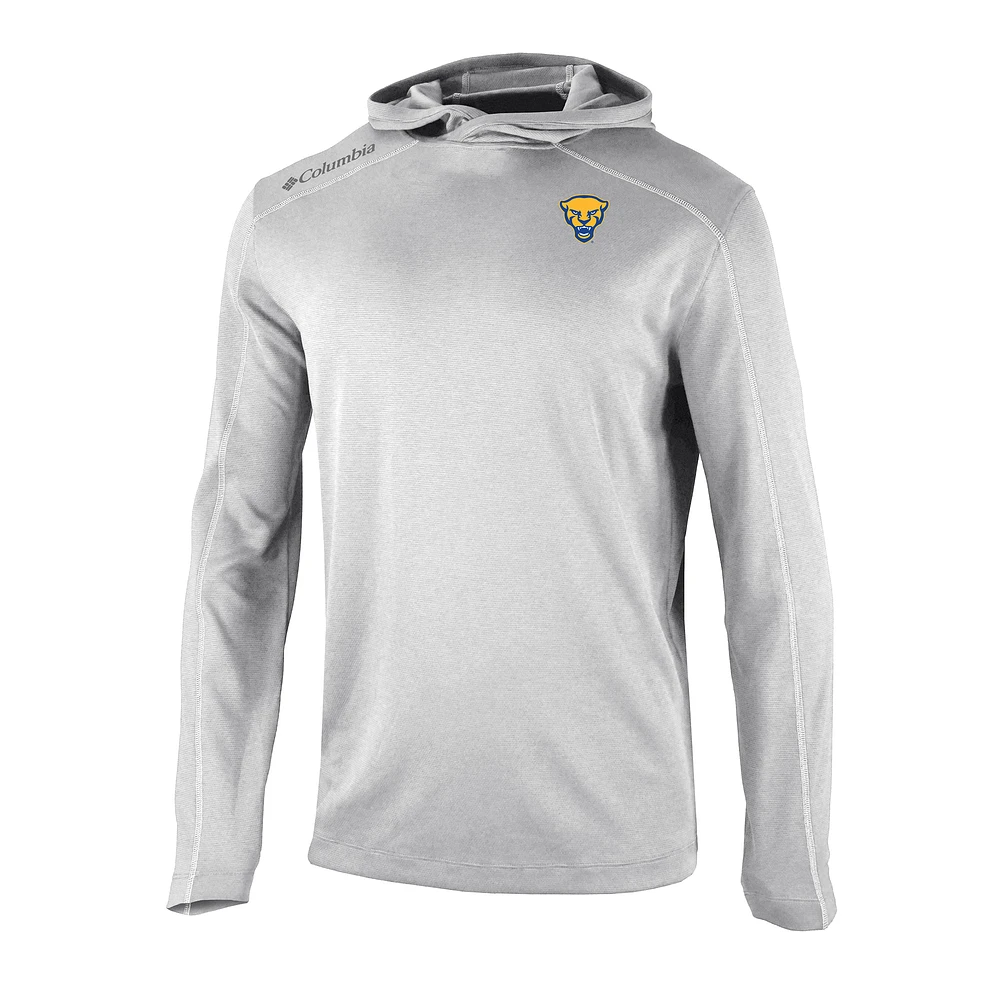 Men's Columbia Pitt Panthers Shotgun Long Hoodie T-Shirt