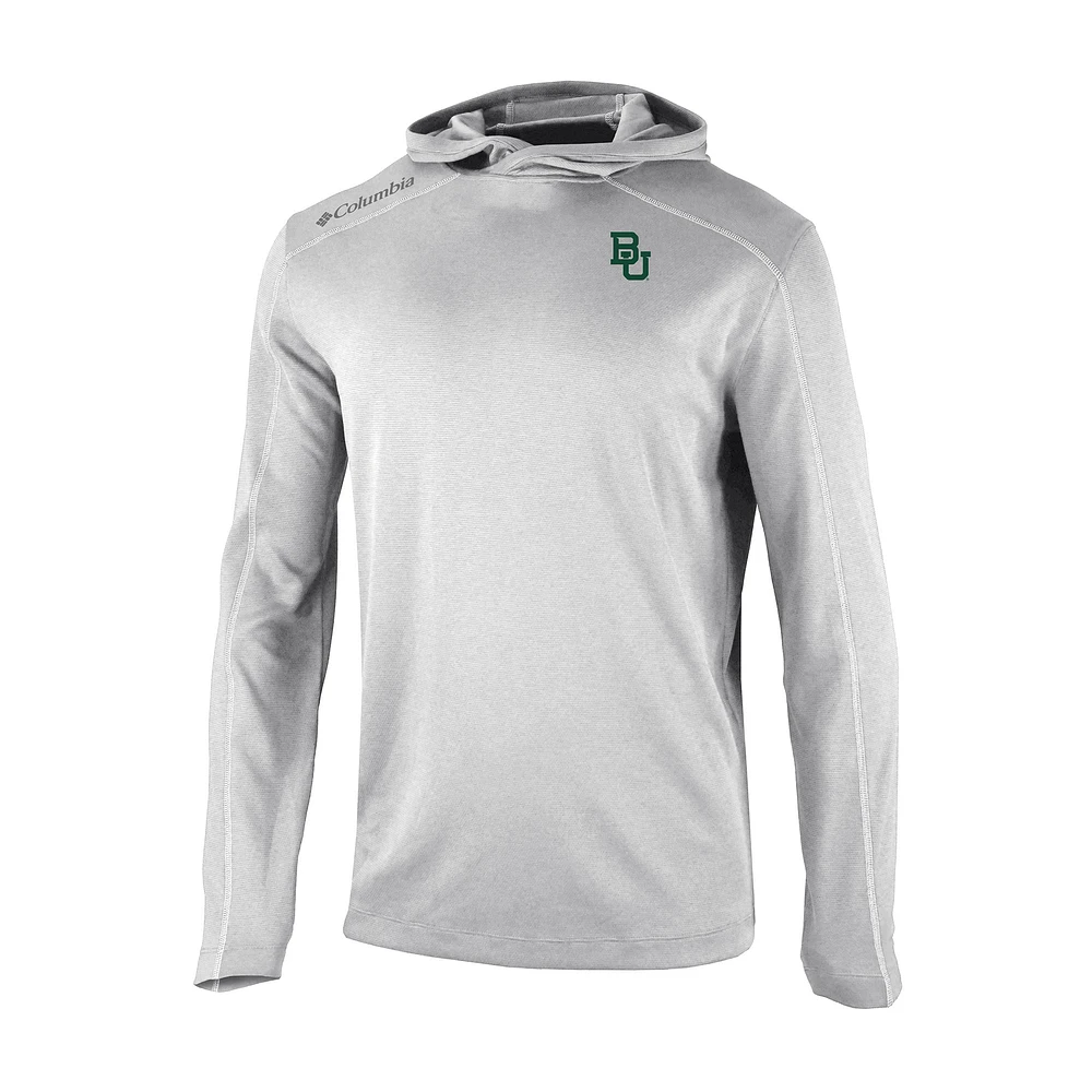 Men's Columbia Gray Baylor Bears Shotgun Pullover Hoodie