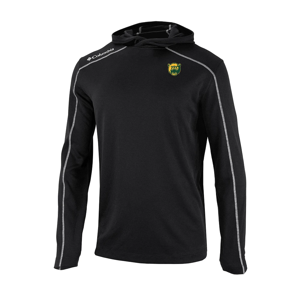 Men's Columbia Black Baylor Bears Shotgun Pullover Hoodie