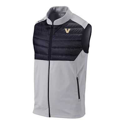 Men's Columbia Gray Vanderbilt Commodores Omni-Wick The Element Full-Zip Vest