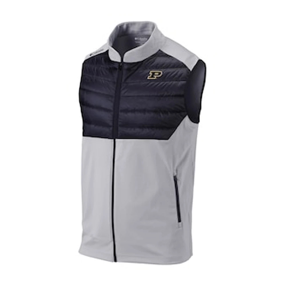 Men's Columbia Purdue Boilermakers Omni-Wick The Element Full-Zip Vest