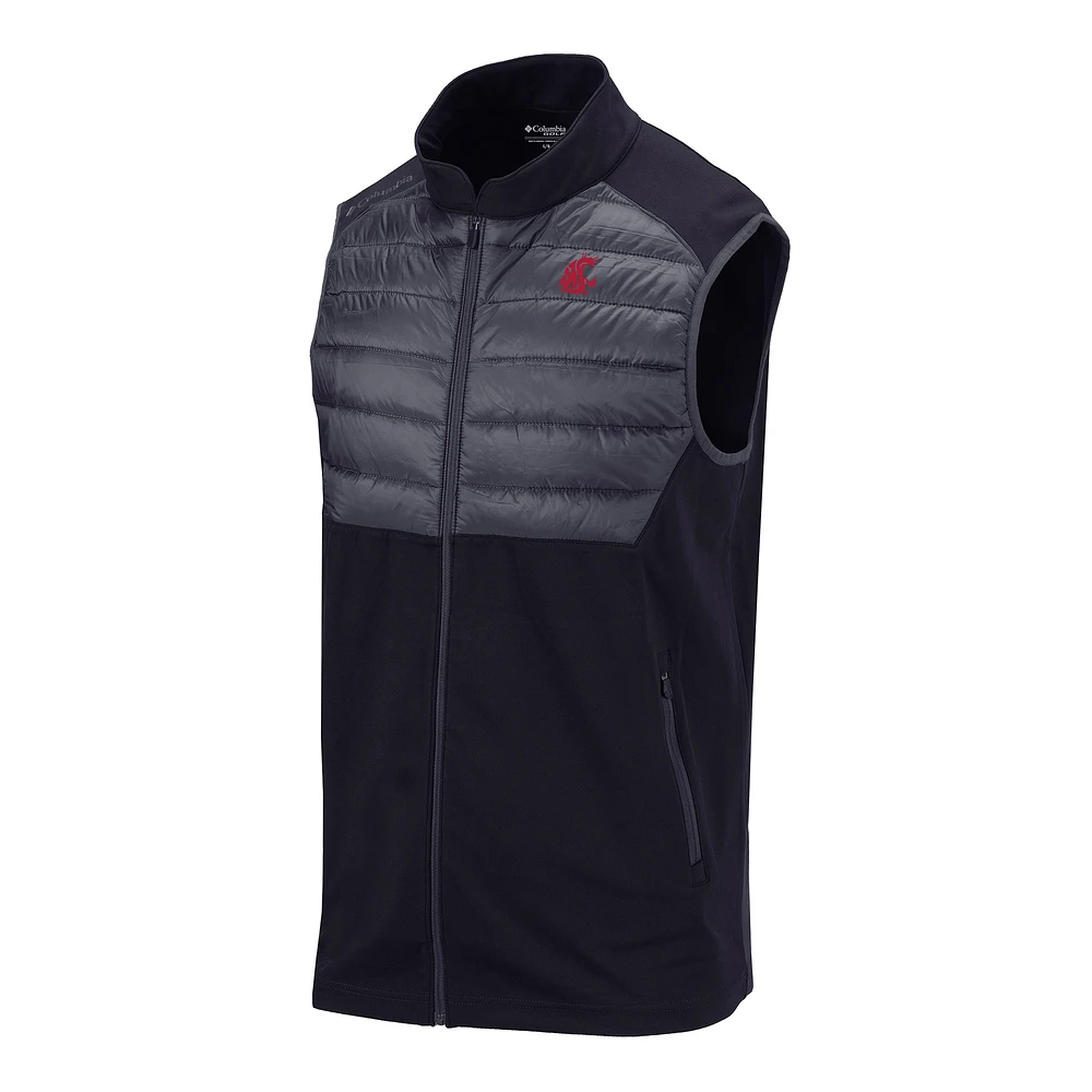 Men's Columbia Washington State Cougars Omni-Wick The Element Full-Zip Vest