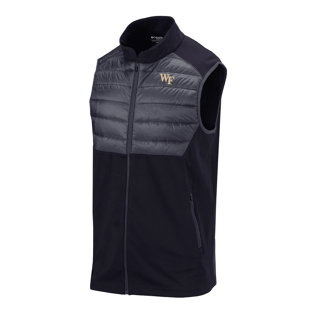 Men's Columbia Wake Forest Demon Deacons Omni-Wick The Element Full-Zip Vest