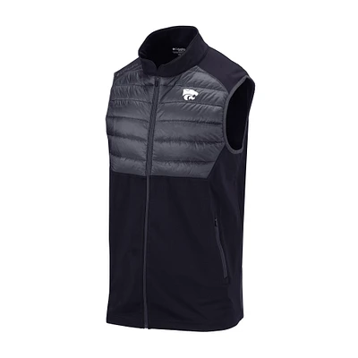 Men's Columbia Kansas State Wildcats Omni-Wick The Element Full-Zip Vest